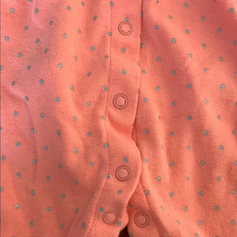 🍊5/$25 Carters Newborn Bright Pink Footies - Picture 3 of 7